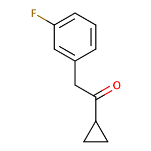 1-cyclopropyl-2-(3-fluorophenyl)ethanone,CAS No. 952722-64-4.