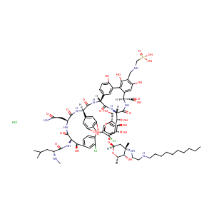 N3''-[2-(decylamino)ethyl]-29-[[(phosphonomethyl)amino]methyl]-Vancomycin hydrochloride,CAS No. 380636-75-9.