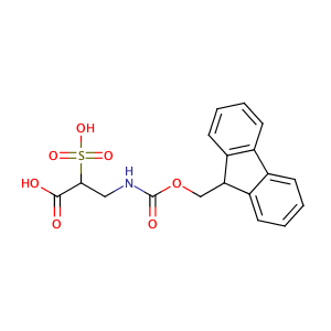 3-({[(9H-fluoren-9-yl)methoxy]carbonyl}amino)-2-sulfopropanoic acid,CAS No. 1005412-03-2.