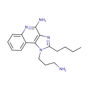 4-amino-2-butyl-1H-Imidazo[4,5-c]quinoline-1-propanamine,CAS No. 570410-98-9.