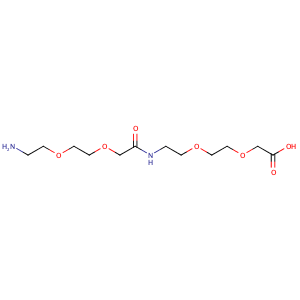 2-[2-(2-{2-[2-(2-aminoethoxy)ethoxy]acetamido}ethoxy)ethoxy]acetic acid,CAS No. 1143516-05-5.