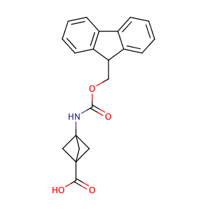 3-[[(9H-fluoren-9-ylmethoxy)carbonyl]amino]-Bicyclo[1.1.1]pentane-1-carboxylic acid,CAS No. 676371-66-7.