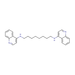 N1,N8-bis(quinolin-4-yl)octane-1,8-diamine,CAS No. 57599-91-4.