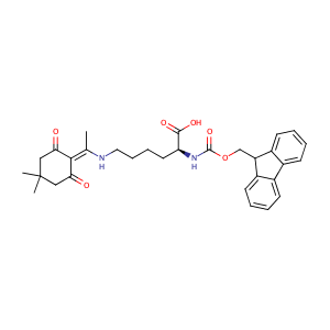 N6-[1-(4,4-dimethyl-2,6-dioxocyclohexylidene)ethyl]-N2-[(9H-fluoren-9-ylmethoxy)carbonyl]-L-Lysine,CAS No. 150629-67-7.