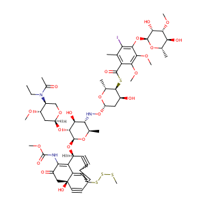 N-acetylcalicheamicin gamma1I,CAS No. 108212-76-6.