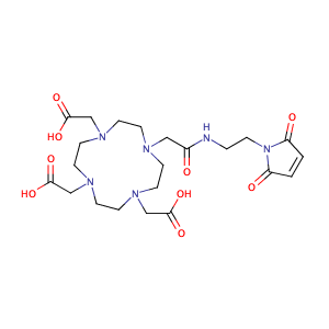 DOTA-maleimide,CAS No. 1006711-90-5.