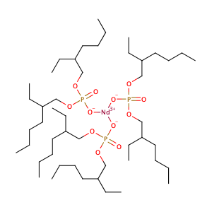 neodymium (III) tri di-(2-ethylhexyl)phosphate,CAS No. 34416-92-7.