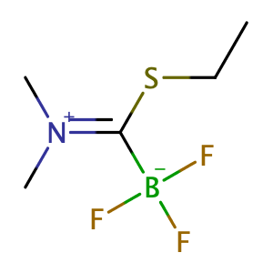 (ethylthiotrifluoroborate)methane dimethyliminium zwitterion,CAS No. 1622923-36-7.