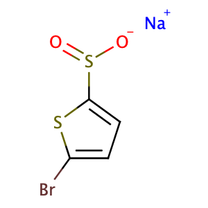 sodium 5-bromothiophene-2-sulfinate,CAS No. 126715-04-6.