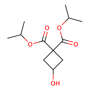 dipropan-2-yl 3-hydroxycyclobutane-1,1-dicarboxylate,CAS No. 869109-31-9.