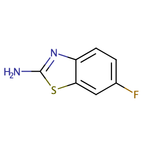 2-amino-6-fluoro-1,3-benzothiazole,CAS No. 348-40-3.