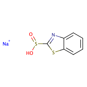 sodium 1,3-benzothiazole-2-sulfinic acid,CAS No. 61073-62-9.