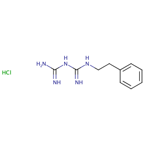 1-phenethyl-biguanide,CAS No. 834-28-6.