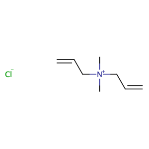 Diallyldimethylammonium chloride,CAS No. 7398-69-8.