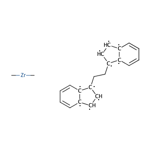 rac-Ethylenebis(1-indenyl)dimethylzirconium,CAS No. 136844-77-4.