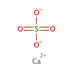 Sulfuric acid, calcium salt (1:1),CAS No. 7778-18-9.