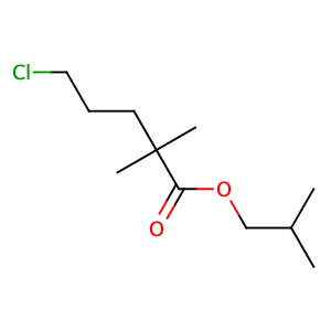 Isobutyl 5-chloro-2,2-dimethylvalerate,CAS No. 109232-37-3.