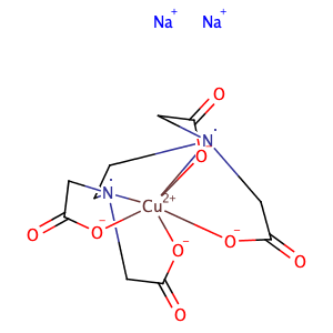 Copper disodium EDTA,CAS No. 14025-15-1.