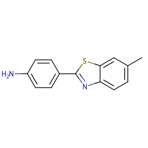 2-(4-Aminophenyl)-6-methylbenzothiazole,CAS No. 92-36-4.