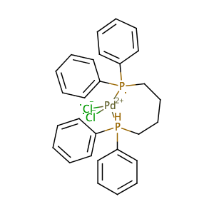 [1,4-bis-(diphenylphosphine)butane]palladium (II) dichloride,CAS No. 29964-62-3.