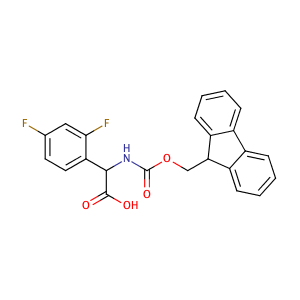 (2,4-Difluoro-phenyl)-[(9H-fluoren-9-ylmethoxycarbonylamino)]-acetic acid,CAS No. 678991-01-0.