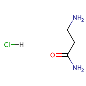 3-Aminopropanamide hydrochloride,CAS No. 64017-81-8.