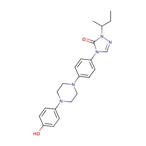 1-(sec-Butyl)-4-(4-(4-(4-hydroxyphenyl)piperazin-1-yl)phenyl)-1H-1,2,4-triazol-5(4H)-one,CAS No. 106461-41-0.