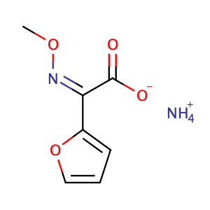 (Z)-2-Methoxyimino-2-(furyl-2-yl) acetic acid ammonium salt,CAS No. 97148-39-5.