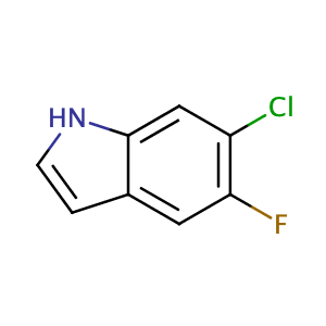 6-Chloro-5-fluoroindole,CAS No. 122509-72-2.