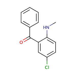 5-Chloro-2-(methylamino)benzophenone,CAS No. 1022-13-5.