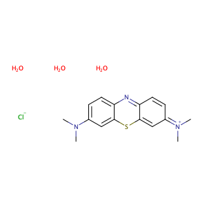 Methylene Blue trihydrate,CAS No. 7220-79-3.