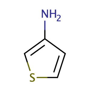 3-Aminothiophene,CAS No. 17721-06-1.