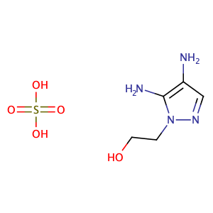 4,5-Diamino-1-(2-hydroxyethyl)pyrazole sulfate,CAS No. 155601-30-2.