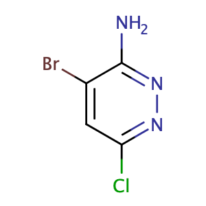 3-Amino-4-bromo-6-chloropyridazine,CAS No. 446273-59-2.