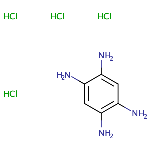 Benzene-1,2,4,5-tetraamine tetrahydrochloride,CAS No. 4506-66-5.