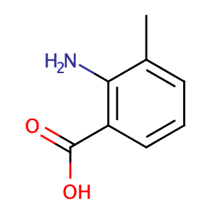 2-Amino-3-methylbenzoicacid,CAS No. 4389-45-1.