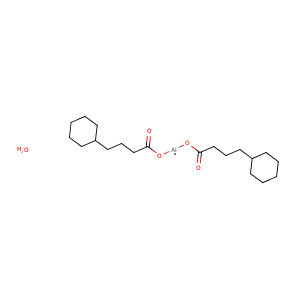 ALUMINUM CYCLOHEXANEBUTYRATE,CAS No. 38598-34-4.