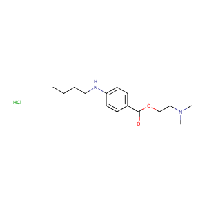 Tetracaine hydrochloride,CAS No. 136-47-0.