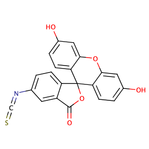 Fluorescein isothiocyanate isomer I,CAS No. 3326-32-7.