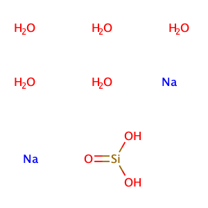 Sodium metasilicate pentahydrate,CAS No. 10213-79-3.