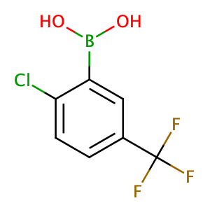 2-Chloro-5-(trifluoromethyl)phenylboronic acid,CAS No. 182344-18-9.