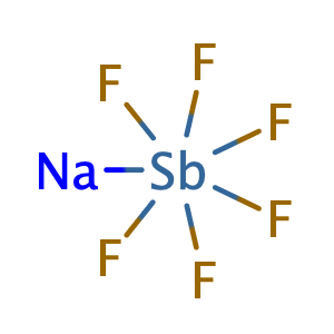 Sodium hexafluoroantimonate,CAS No. 16925-25-0.