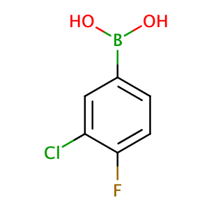3-Chloro-4-fluorophenylboronic acid,CAS No. 144432-85-9.
