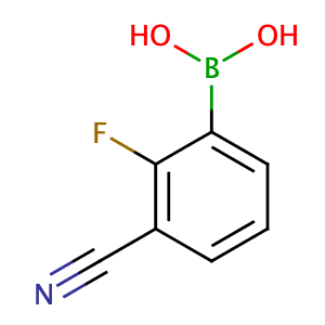 (3-Cyano-2-fluorophenyl)boronic acid,CAS No. 957121-05-0.