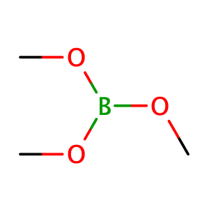 Trimethyl borate,CAS No. 121-43-7.