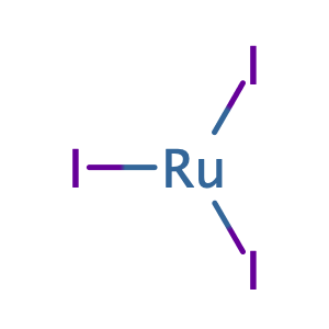 Ruthenium(III) iodide,CAS No. 13896-65-6.