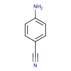 4-Aminobenzonitrile,CAS No. 873-74-5.