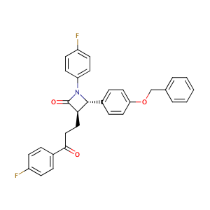 (3R,4S)-4-[4-(Benzyloxy)phenyl]-1-(4-fluorophenyl)-3-[3-(4-fluorophenyl)-3-oxopropyl]azetidin-2-one,CAS No. 190595-65-4.