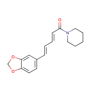 1-[1-oxo-5-(3,4-methylenedioxyphenyl)-(2E,4E)-pentadienyl]-piperidinE,CAS No. 94-62-2.