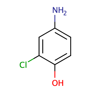 4-Amino-2-chlorophenol,CAS No. 3964-52-1.